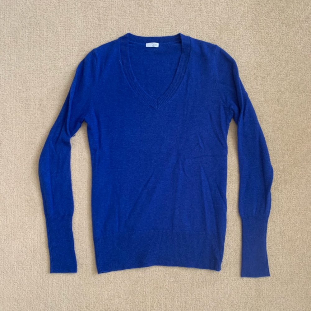 Blue Cashmere Sweater